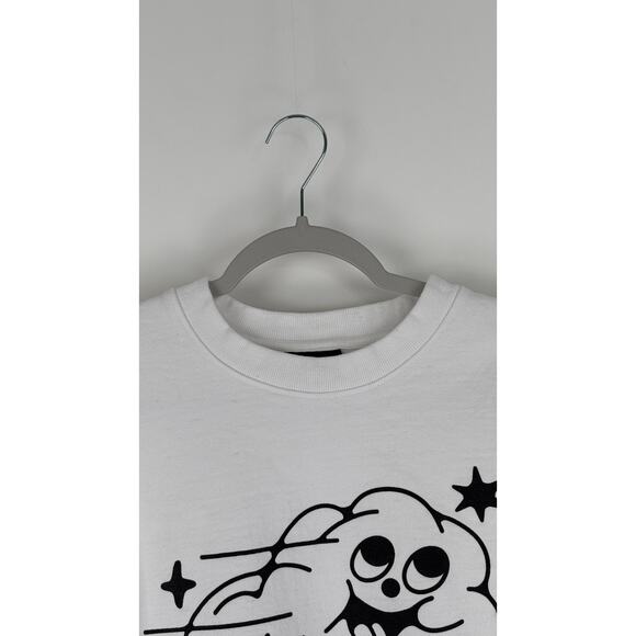 Nooworks Crew Neck Heavyweight Cotton Sweatshirt Pullover Skater Size Medium - Picture 3 of 9